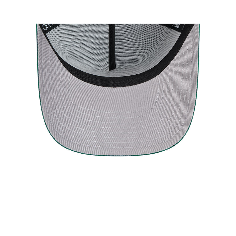 Las Vegas Raiders Hat - Deep Emerald Green 9Forty A-Frame NFL Snapback Cap - New Era